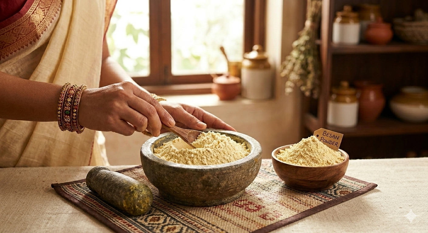 Sun Tan Removal: Why Gram Flour Soap Is the Best Natural DeTan Solution?