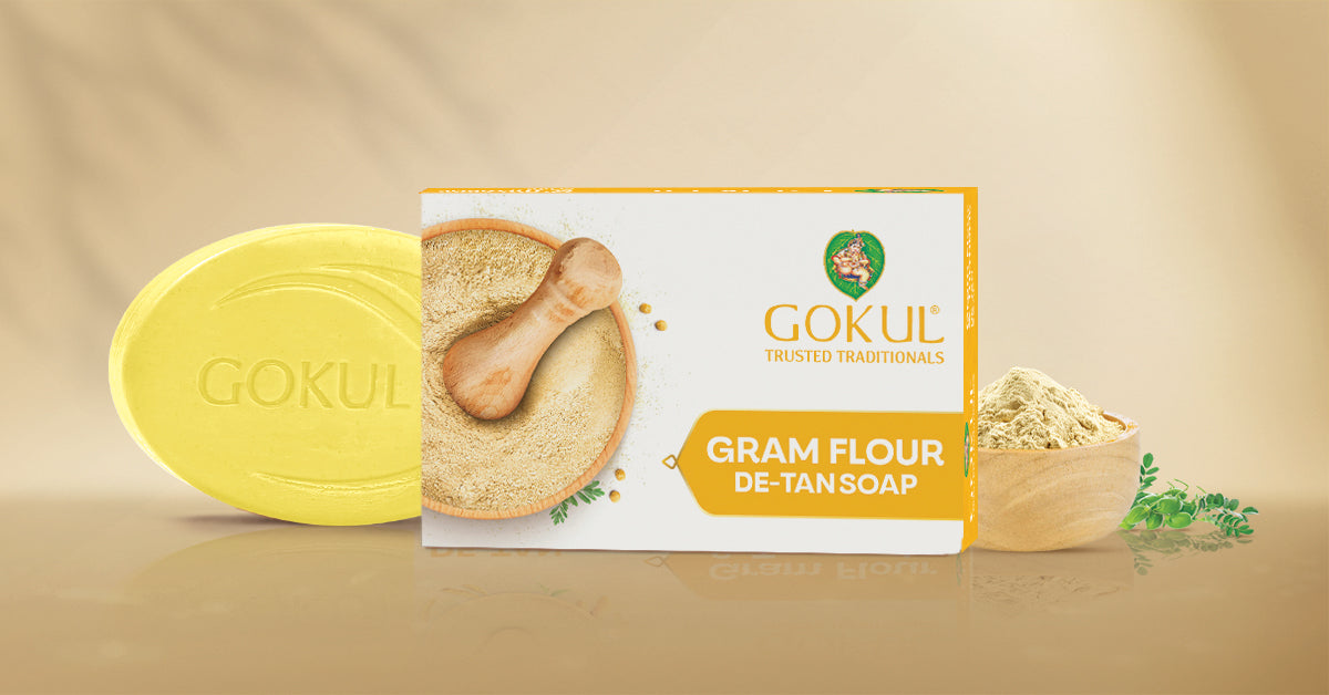 Gram Flour & Turmeric De-tan Soap-view1