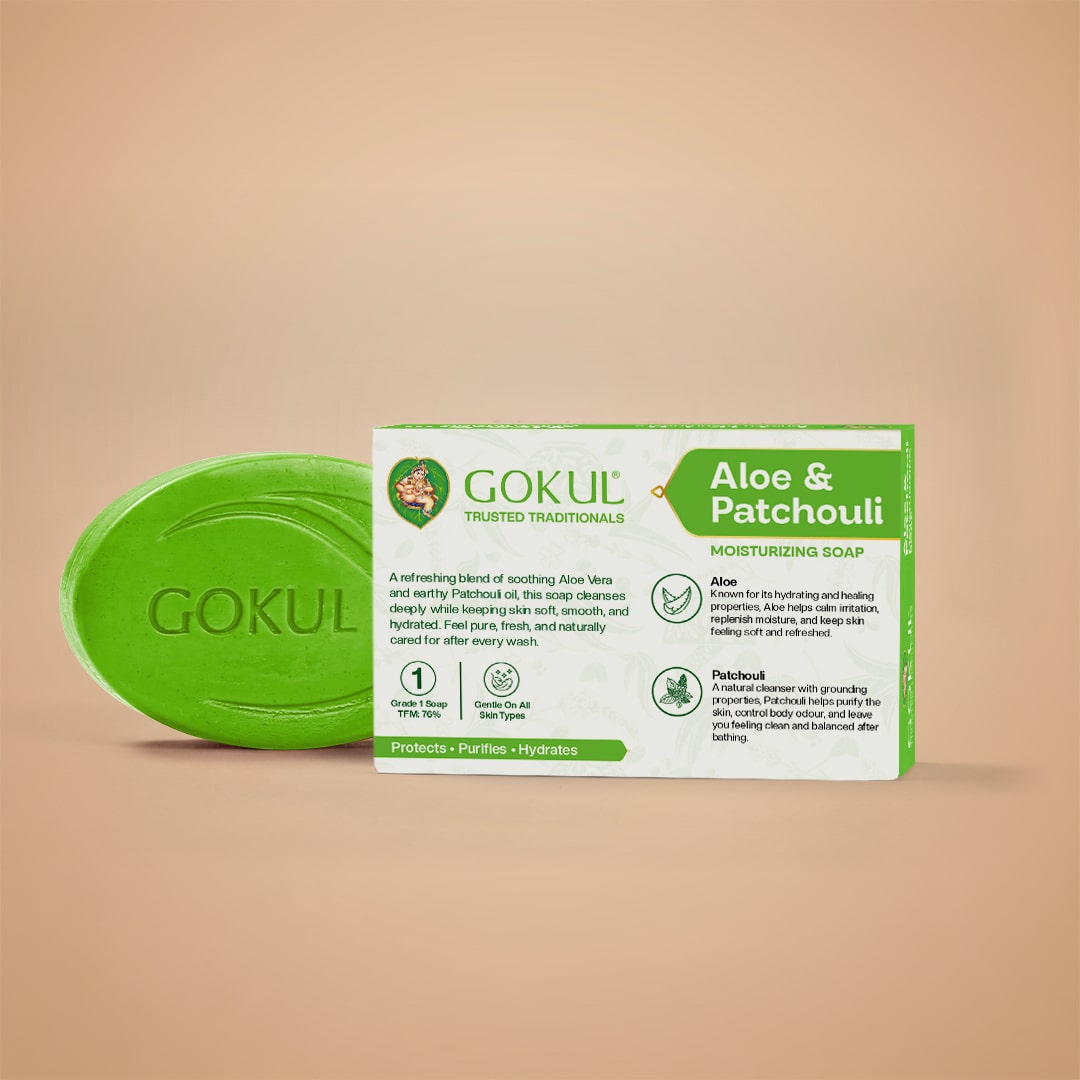 Aloe Vera & Patchouli Moisturizing Bath Soap