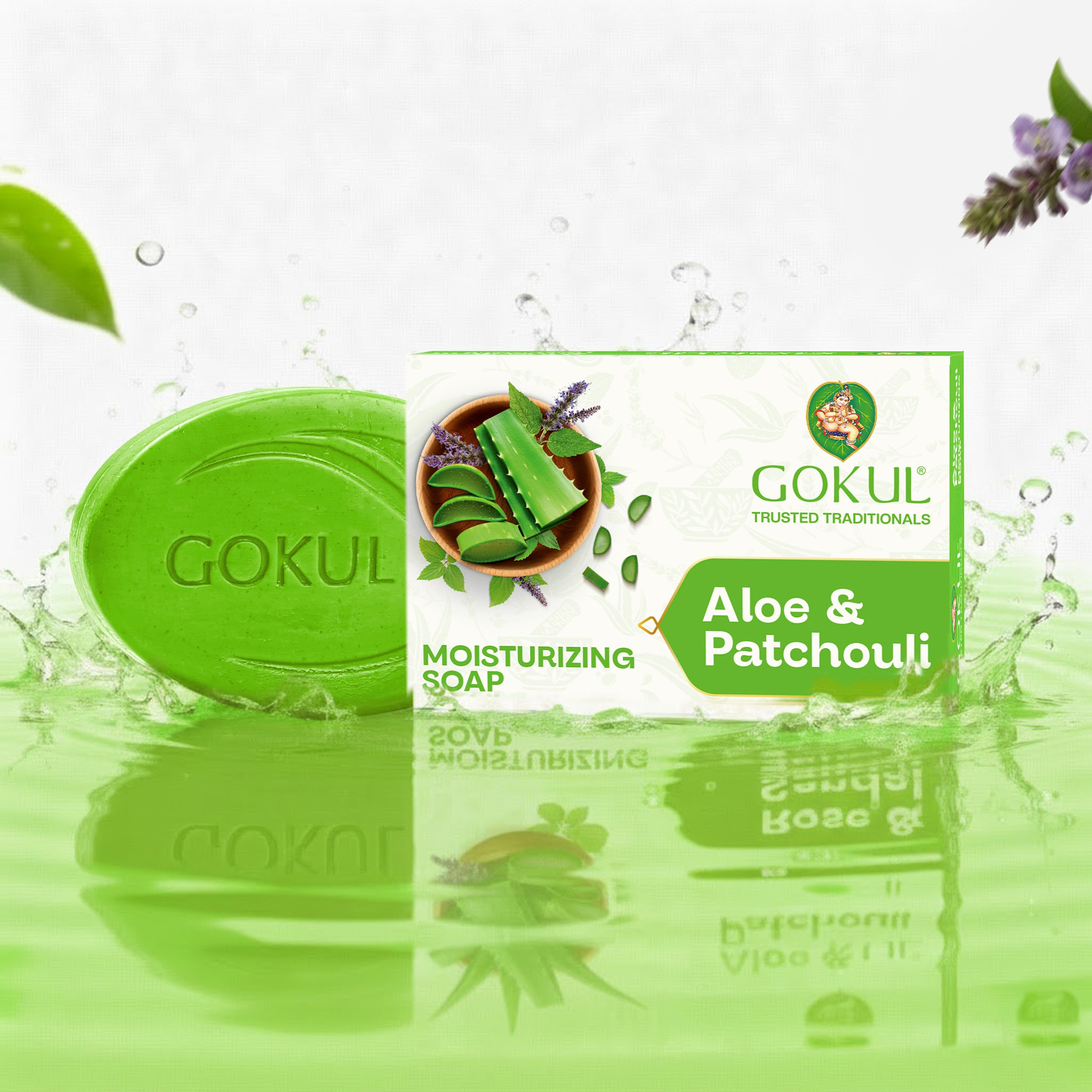 Aloe Vera & Patchouli Moisturizing Bath Soap