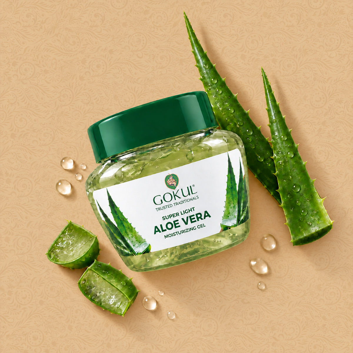 Gokul Super light Aloe Vera Moisturising Gel – lightweight hydration and cooling freshness for everyday skincare.