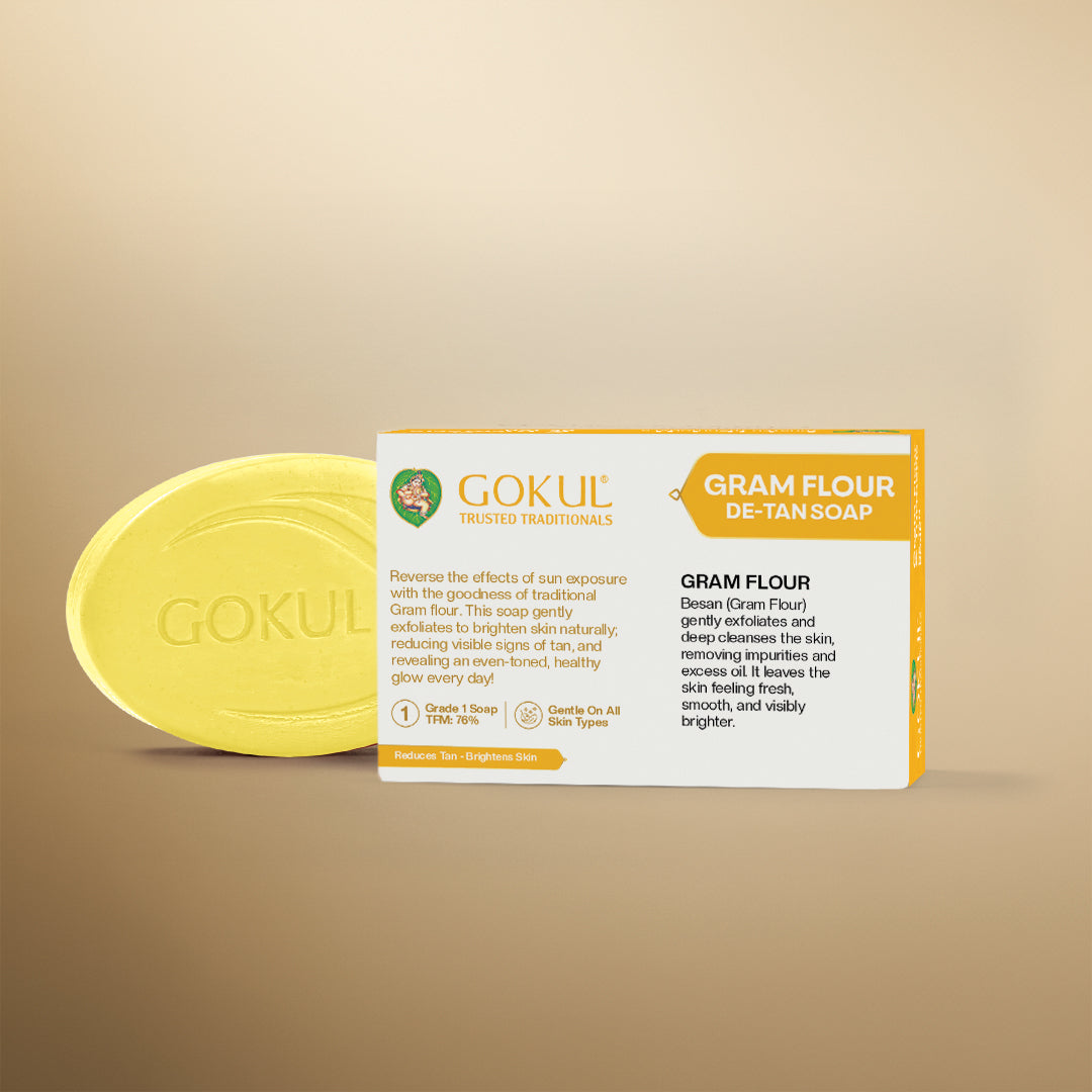 Gram Flour & Turmeric De-tan Soap-view5
