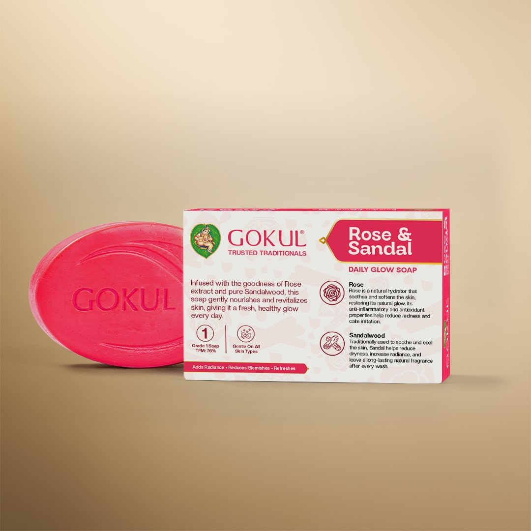 Rose & Sandal Daily Glow Bath Soap