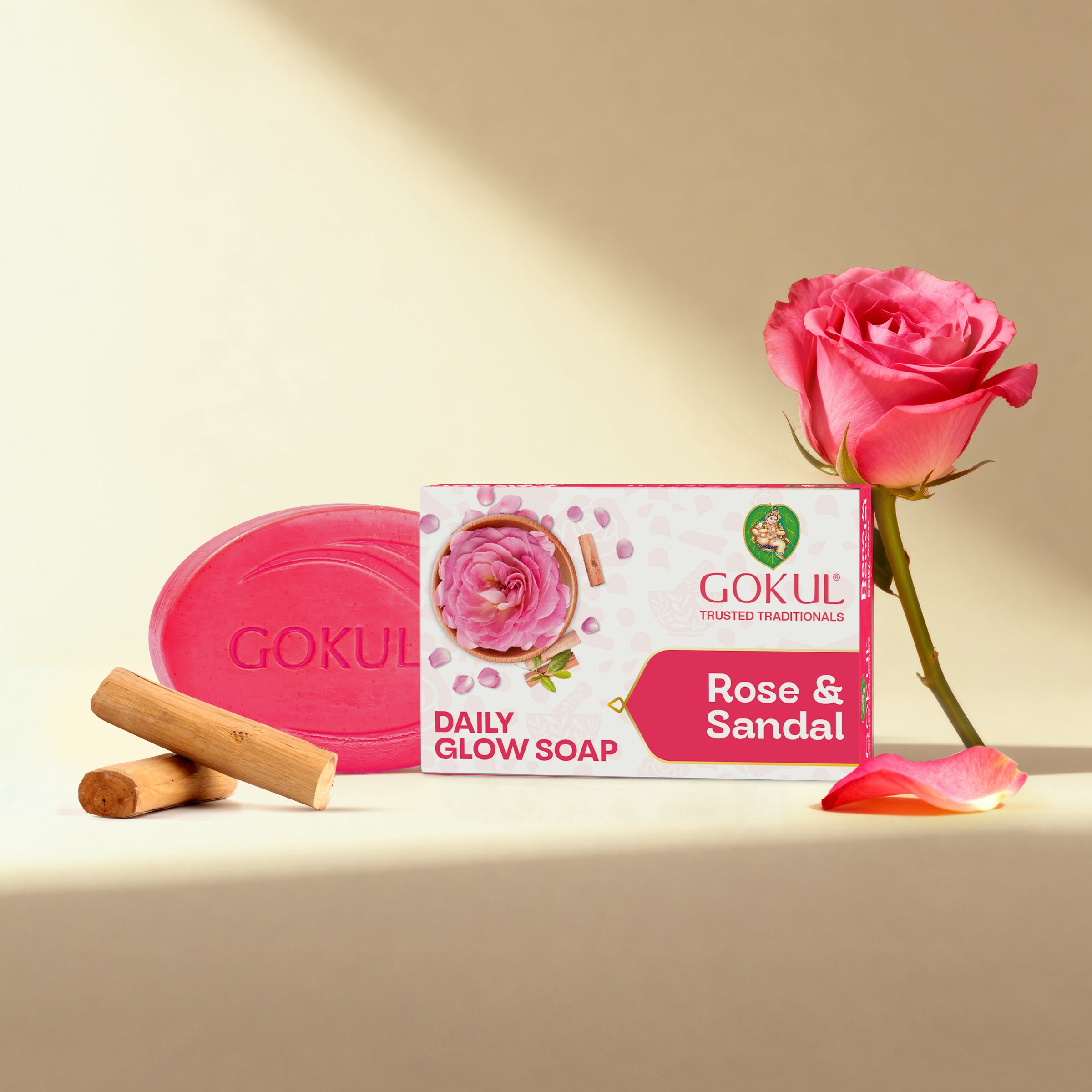 Rose & Sandal Daily Glow Bath Soap
