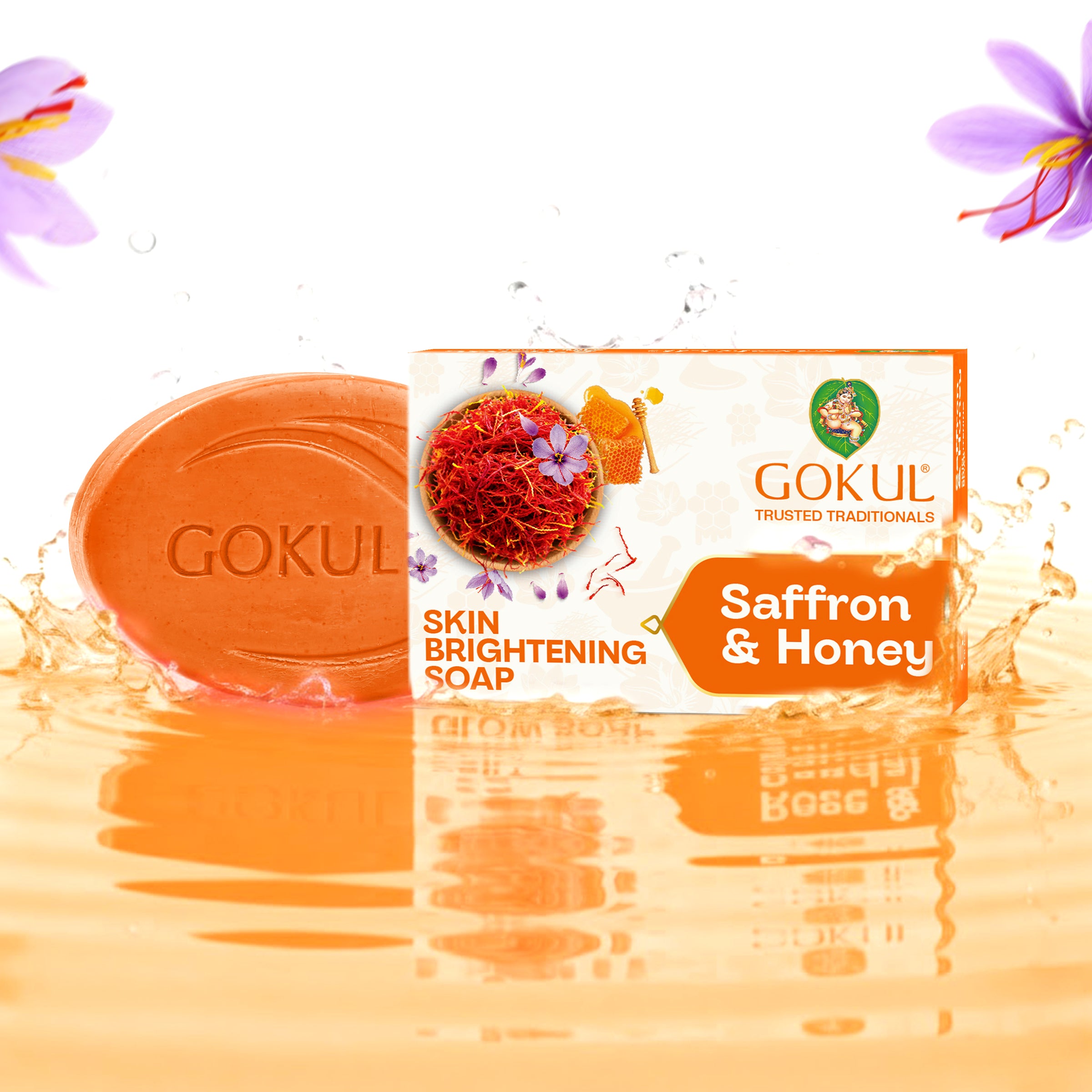 Saffron & Honey Brightening Bath Soap