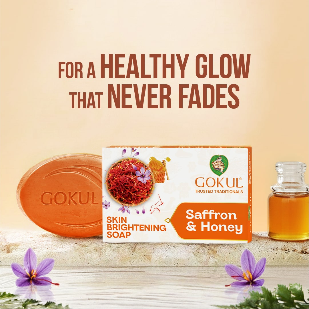 Saffron & Honey Brightening Bath Soap