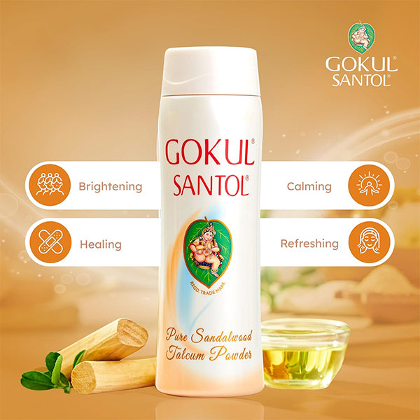 Pure Sandalwood Talcum Powder