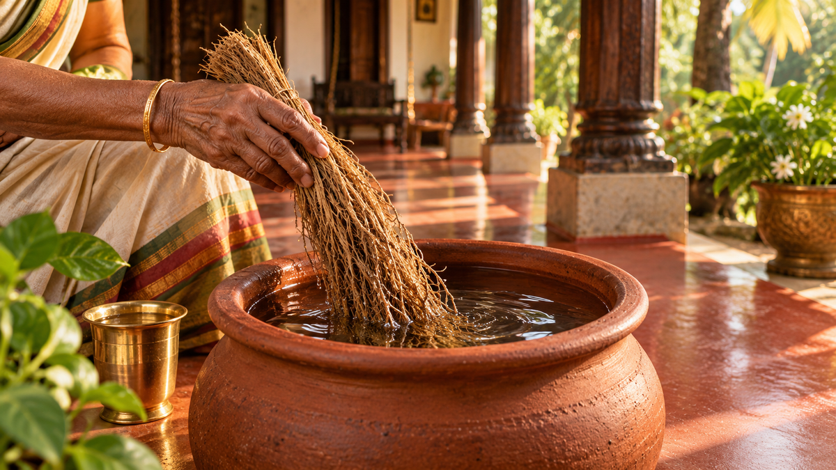 Why Did Our Ancestors Soak Vetiver Roots in Water?