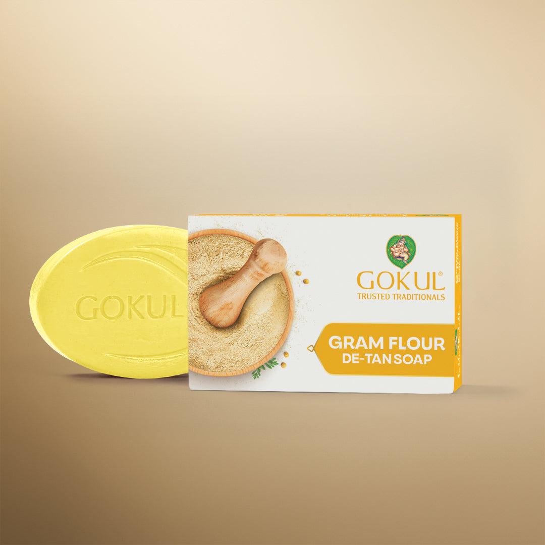 Gram Flour & Turmeric De-tan Soap-view3