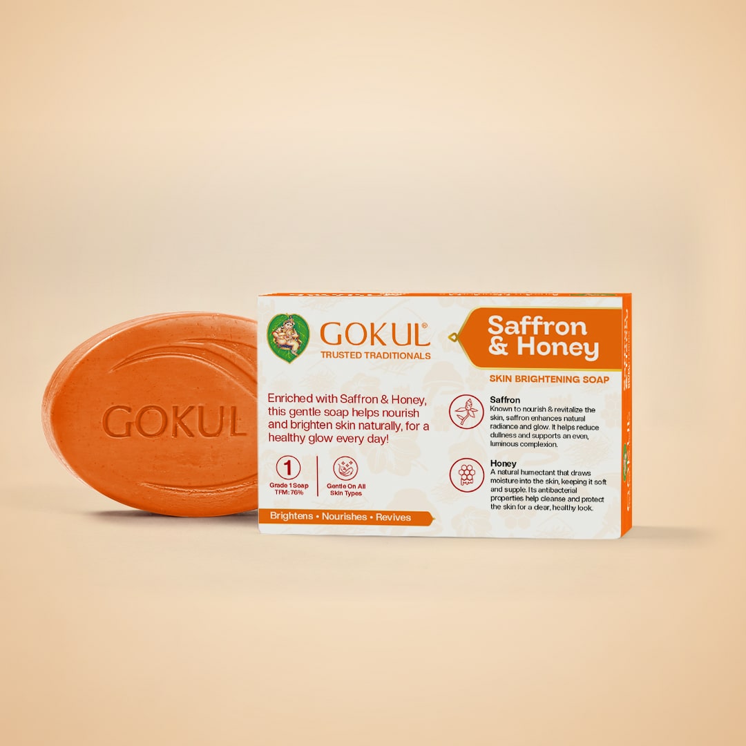 Saffron & Honey Brightening Bath Soap