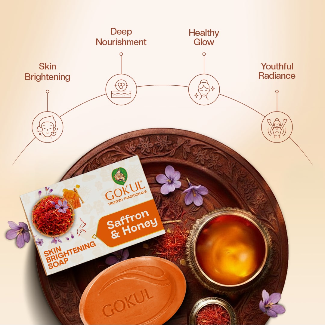 Saffron & Honey Brightening Bath Soap